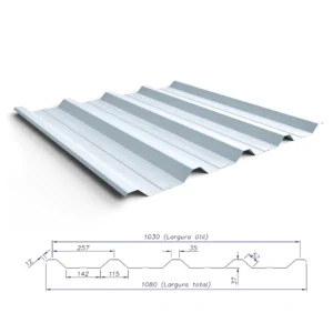 TELHA METALICA RT 40/1020