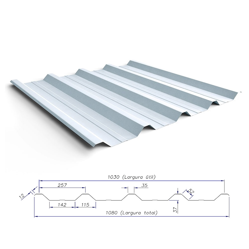 TELHA METALICA RT 40/1020